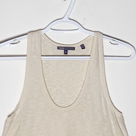 Vince textured sweater tank with pockets size S - Picture 3 of 10